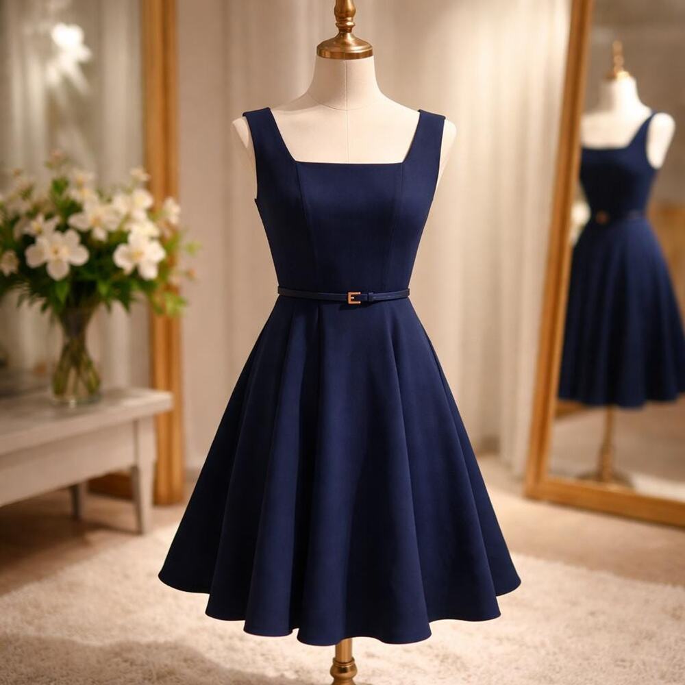Tommy Hilfiger Sleeveless Crewnek Belted Elevated & Flare Dress 16,